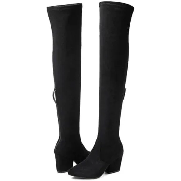 N.N.G Women's Over The Knee Boots Thigh High Suede Pointed Toe, Size 8.5, New - Picture 3 of 4
